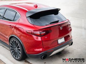 Alfa Romeo Stelvio Roof Spoiler - Carbon Fiber - Estremo Design